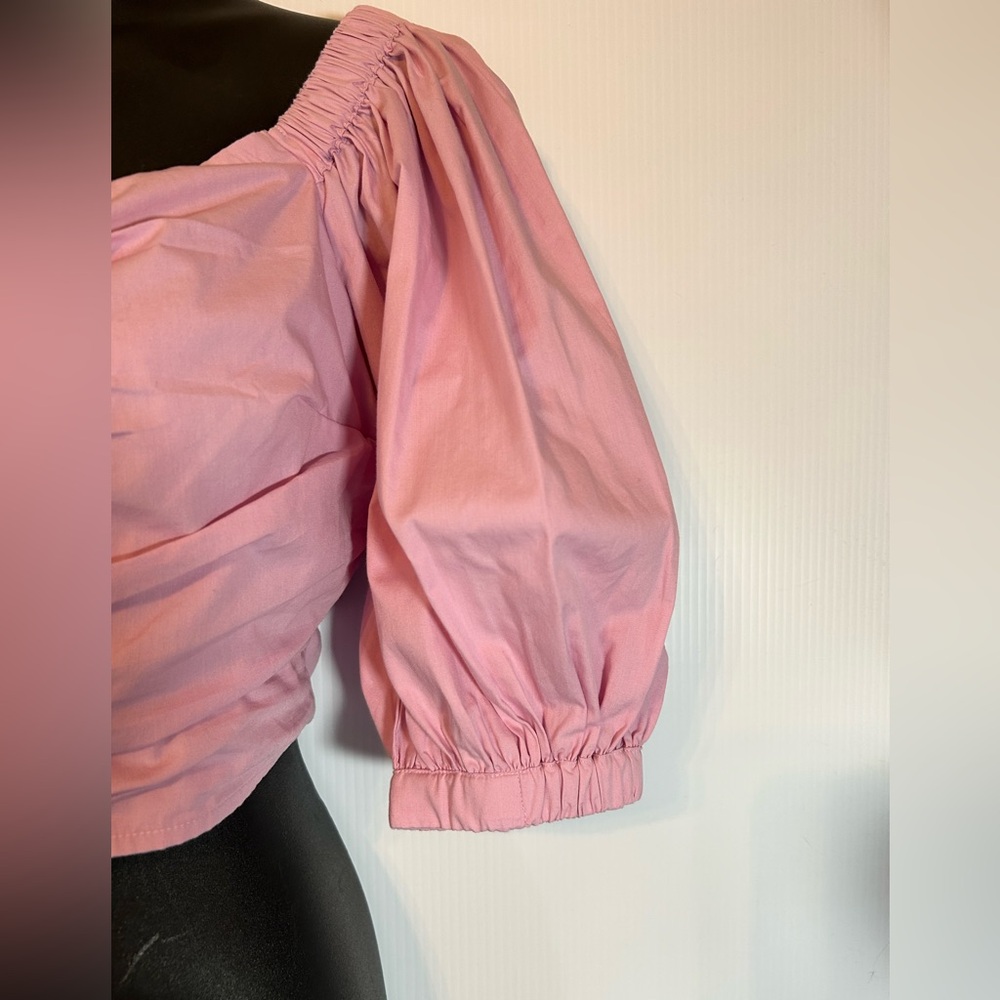 Abercrombie & Fitch Pink Cropped Top Size XS - Picture 7 of 13
